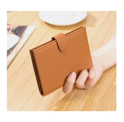 Ultra-Thin RFID Leather Passport Wallet – Genuine Cowhide, Multi-Functional Travel Organizer