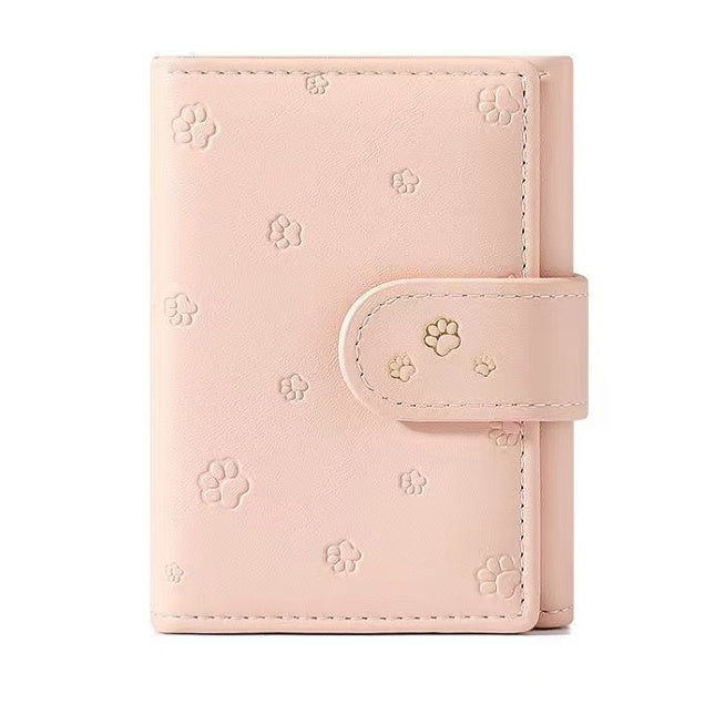 Fashion Small Paw Print Wallets Women