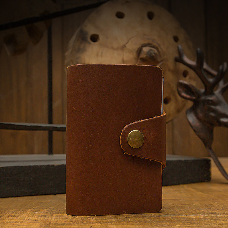 Handmade Cowhide Card Holder (Leather)
