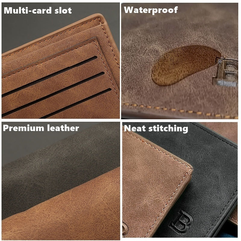 Slim & Stylish Men’s Wallet – Compact Bifold Design
