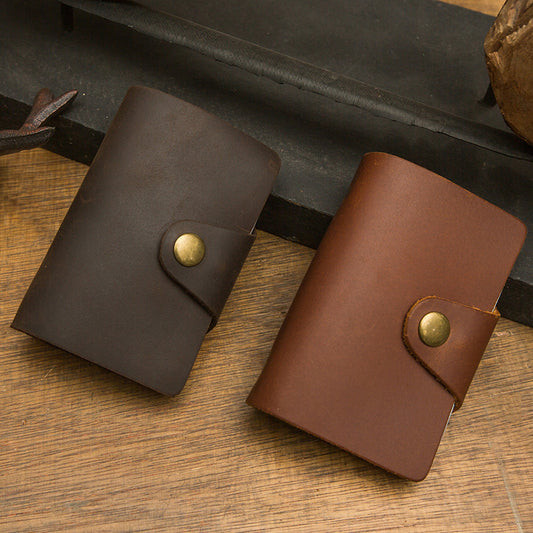 Handmade Cowhide Card Holder (Leather)