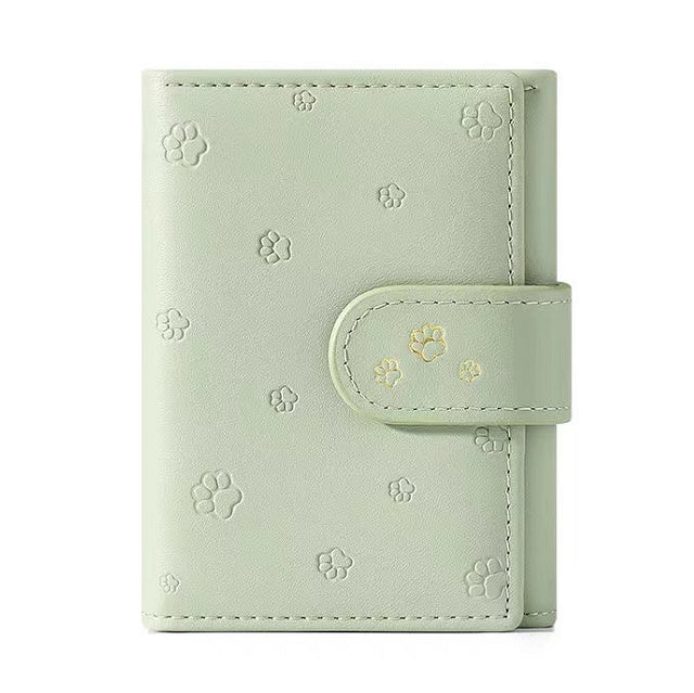 Fashion Small Paw Print Wallets Women