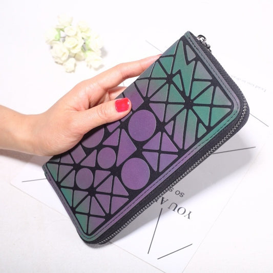 Women Geometry Three Folds Wallets