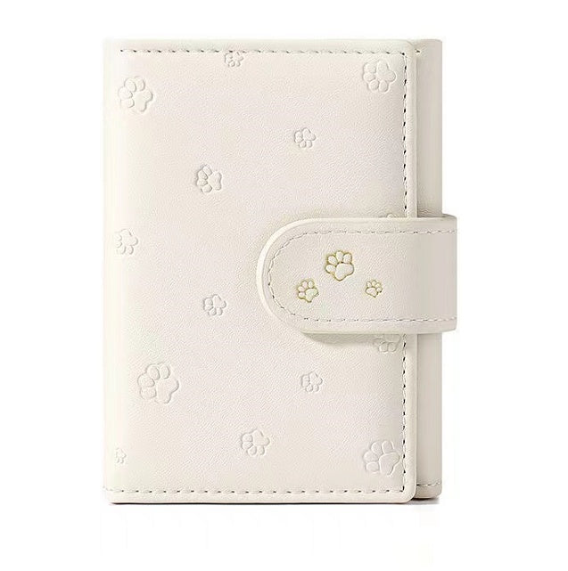 Fashion Small Paw Print Wallets Women